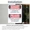 Signmission Electrical Testing Bilingual Danger Sign, Vinyl Decal, 10in W x 14in L, 2PK OS-2PACK-DS-D-1014-VS-1786 - alternate 2
